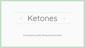 Ketones - Organic Chemistry Presentation