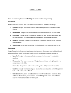 SMART Goals in Care Planning: Examples & Analysis