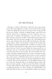 Of Revenge by Francis Bacon - Philosophical Essay