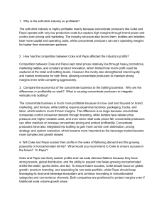 Coke vs. Pepsi: Soft-Drink Industry Profitability & Strategy