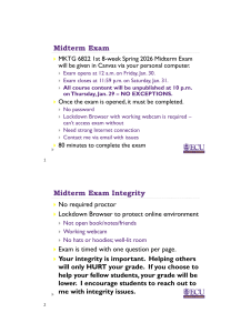 MKTG 6822 Midterm Exam: Marketing Strategy Spring 2026