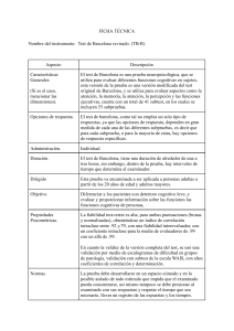 Ficha T&eacute;cnica: Test de Barcelona Revisado (TB-R)