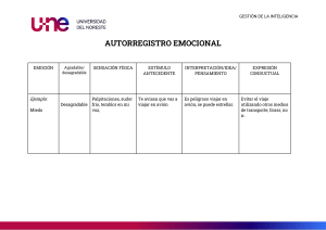 Autorregistro Emocional: Gesti&oacute;n de la Inteligencia