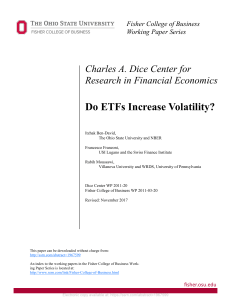Do ETFs Increase Volatility? A Financial Economics Study