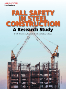 Fall Safety in Steel Construction: Research Study
