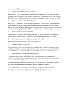 Employee Retention: Causes & Solutions