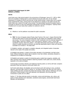 Soriao vs Pineda: Student Right to Education & Due Process