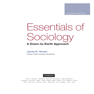 Essentials of Sociology Chapter 7: Global Stratification