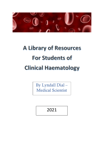 Clinical Haematology Resources for Students