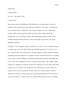 Literary Analysis of 'The Father' by Hugh Garner