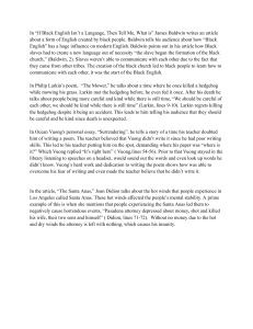 Literary Analysis: Baldwin, Larkin, Vuong, Didion